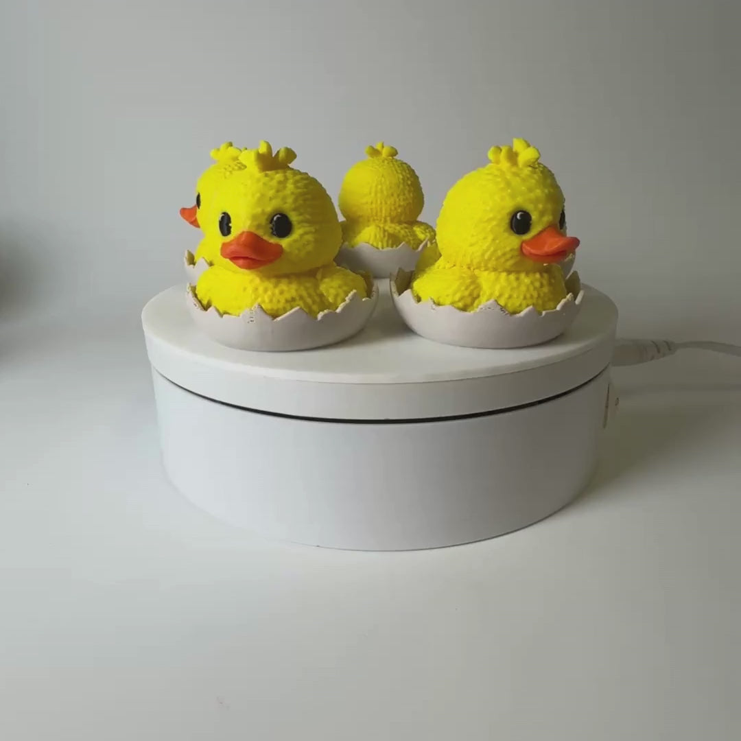 Duck Baby Shower Favor – 3d Printed Hatching Duckling Keepsake & Cake Topper