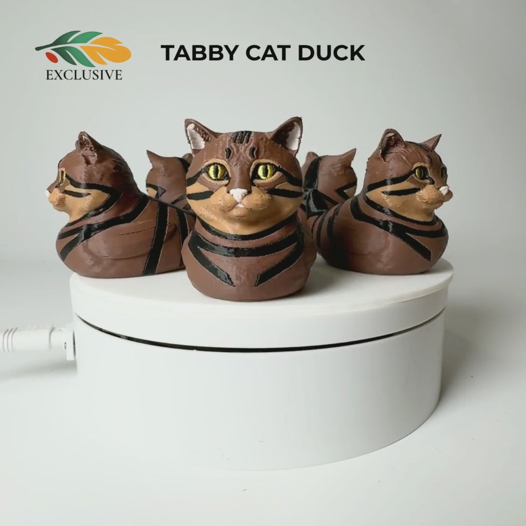 Tabby Cat Duck – Ducking Duck Dashboard Novelty Gift for 4x4 Owners