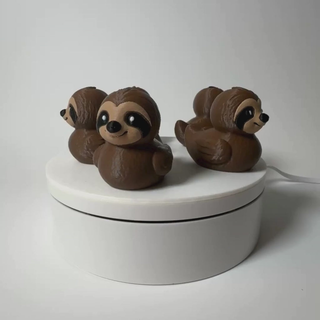 Sloth Duck | 4x4 Ducking & Cruise Hide & Seek Gift, Desk Accessory & Funny Animal Decor