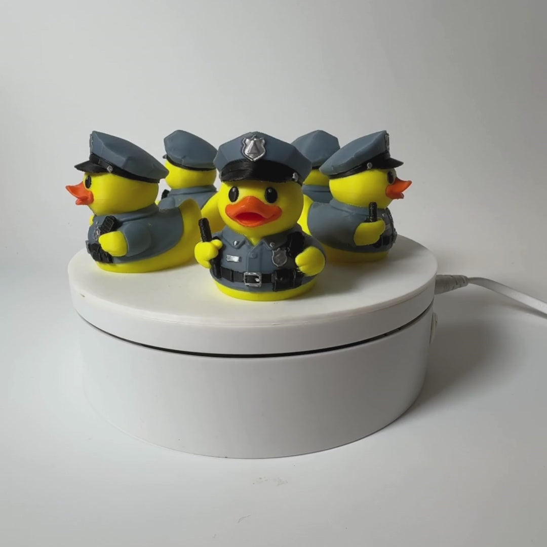 Police Duck Car Decoration – Dashboard Buddy for Law Enforcement Gift