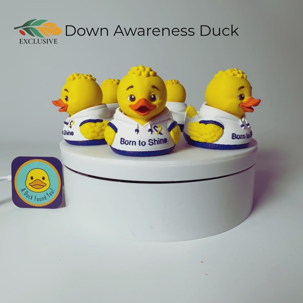 Down Syndrome Awareness Ribbon Gift – Teacher Appreciation Duck