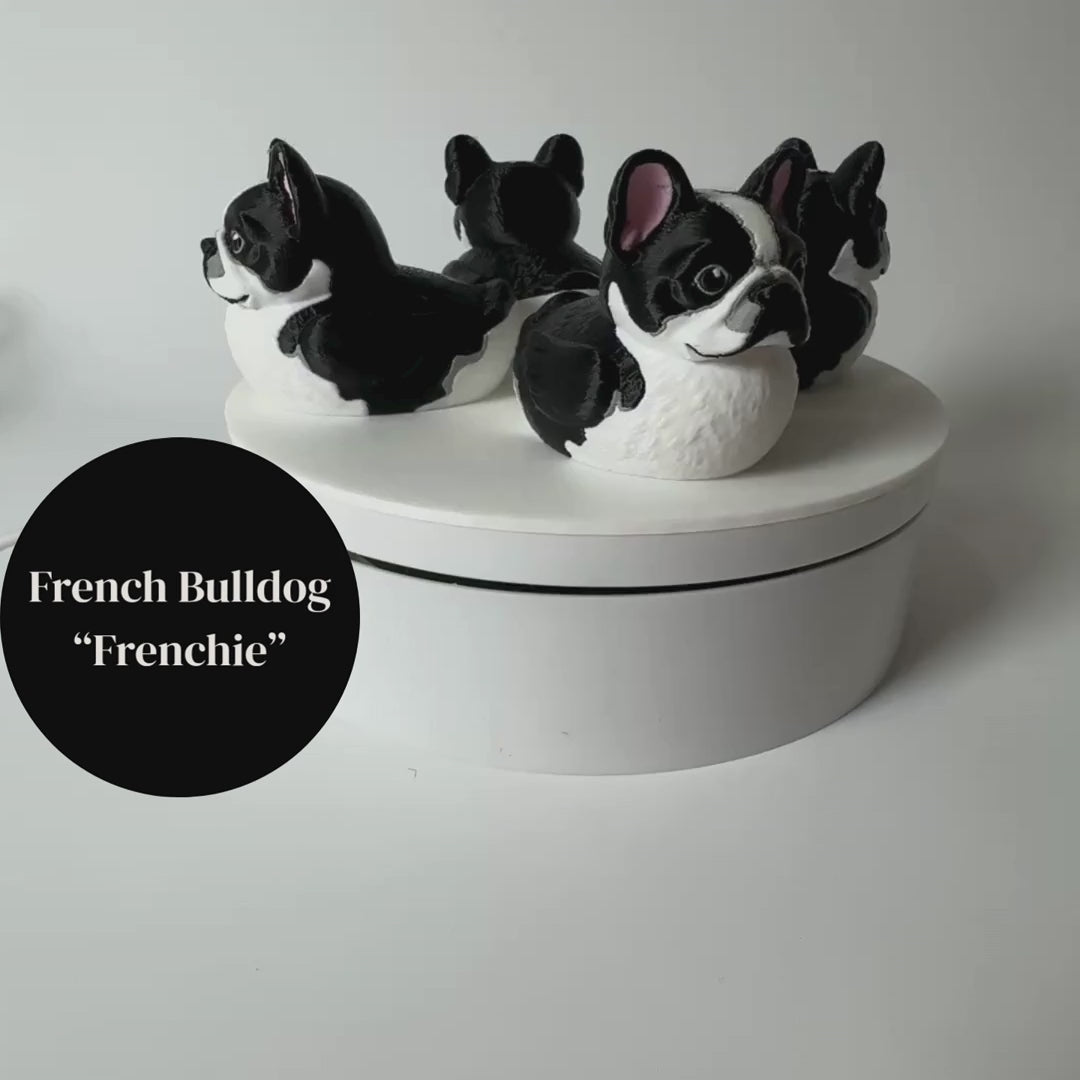 French Bulldog Car Decoration – Dashboard Duck Gift for Jeepers