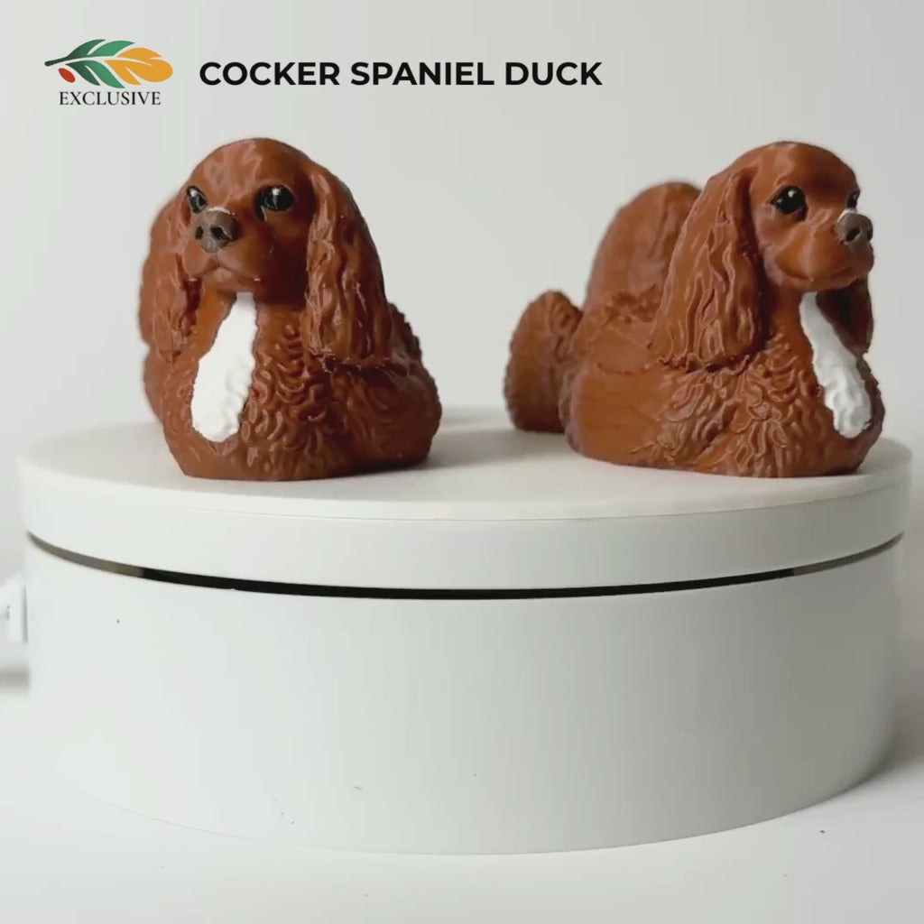 Cocker Spaniel Duck – Dashboard Figurine for Ducking Enthusiasts