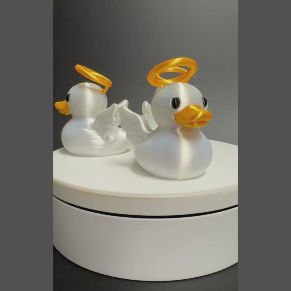 Memorial Angel Duck - Personalized Sympathy Gift Keepsake