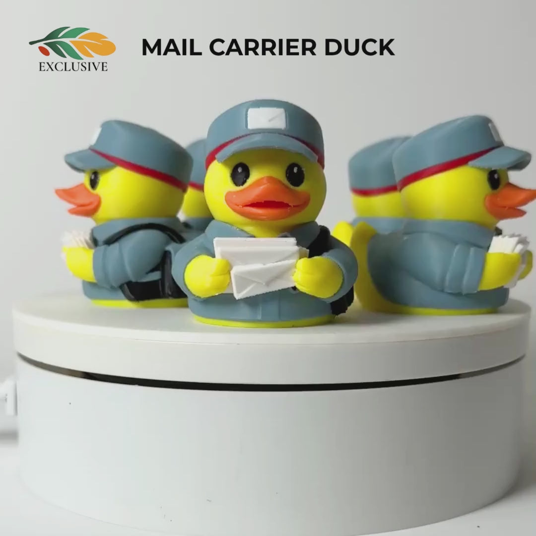 Postal Worker Gift – Dashboard Duck Desk Buddy for Mail Carrier